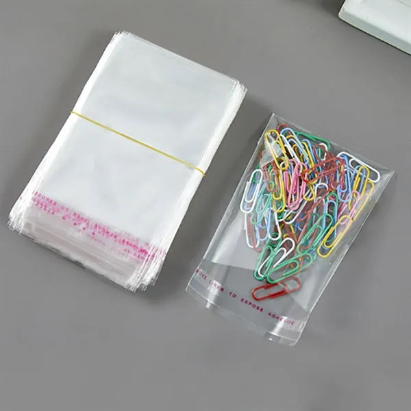 Clear Resealable Cello Poly Bags