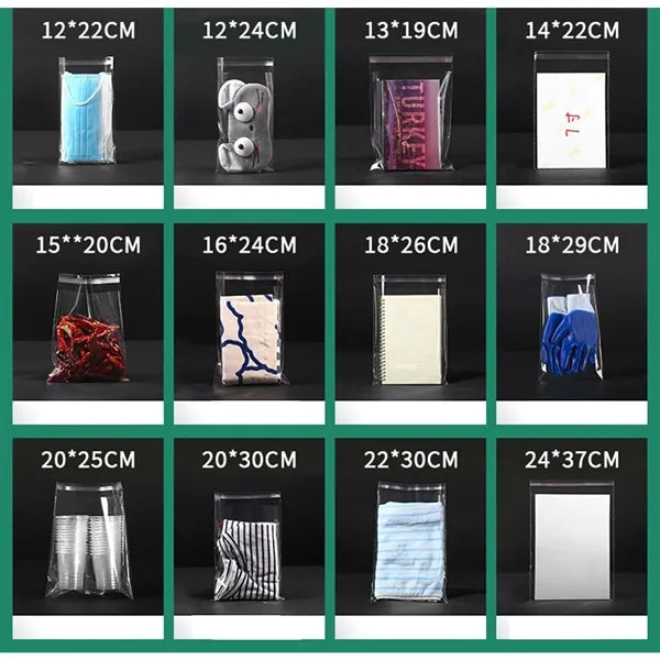 Self-Adhesive Cellophane Bags With Air Holes