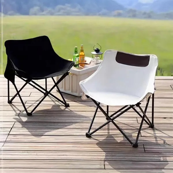 Portable Folding Metal Picnic Moon Chair