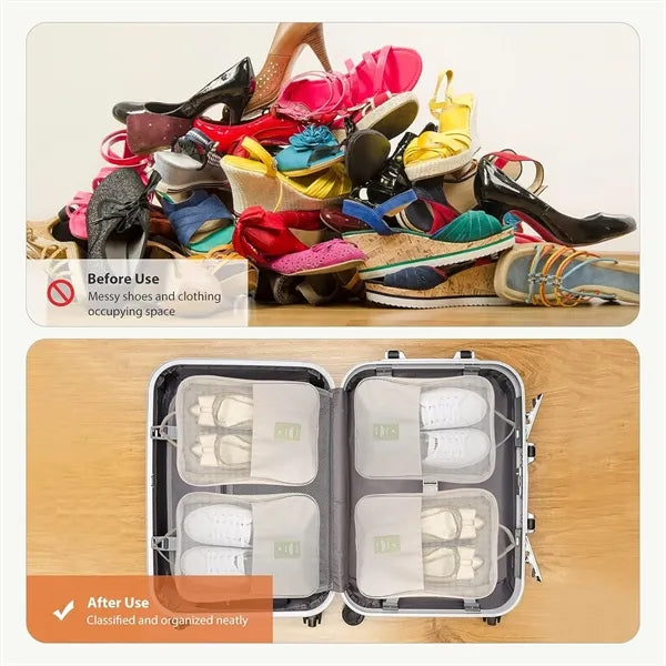 Travel storage box, high heels leather shoe bag