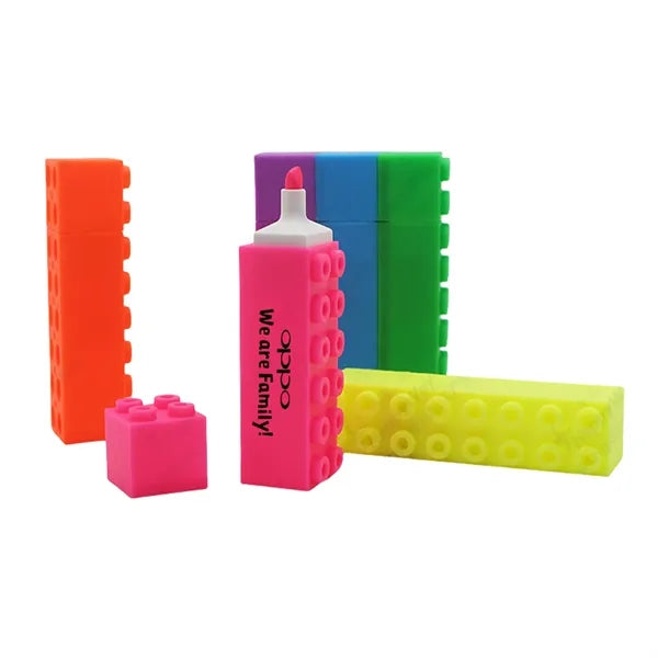 Building Bricks Stacking Magic Highlighter Pen