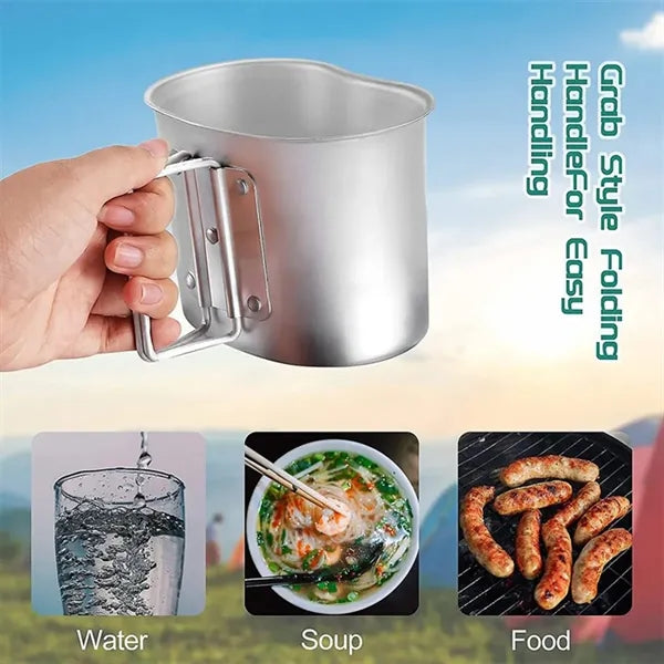 Military Canteen With Mug