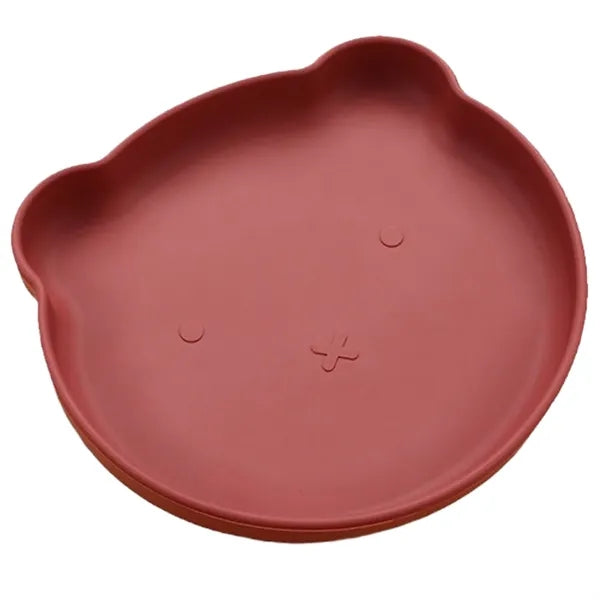 Food Grade Silicone Suction Cup Baby Plate