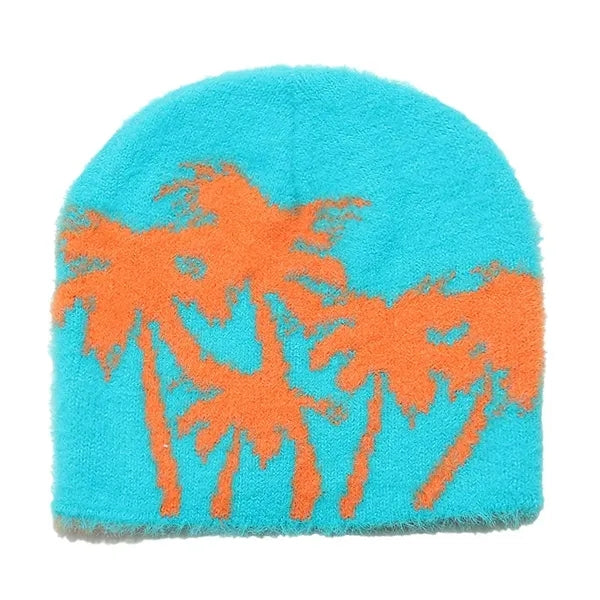 Coconut Tree Pattern Beanie
