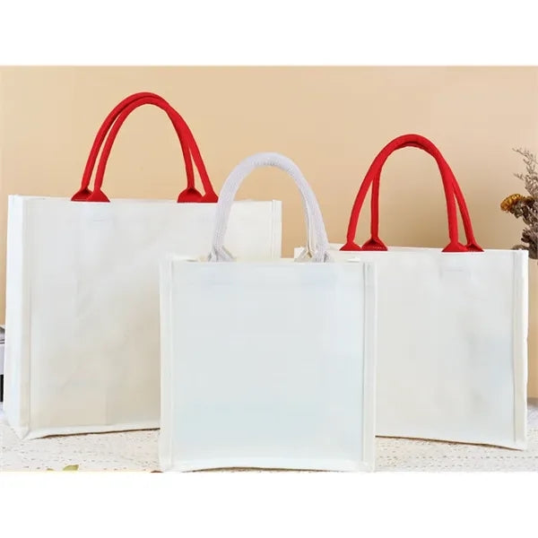 Canvas Market Street Tote-14 " x 6 "