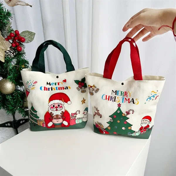 Christmas Themed Tote Gift Bags