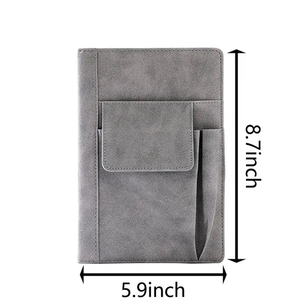 Refillable Lined PU Leather Journal Notebook