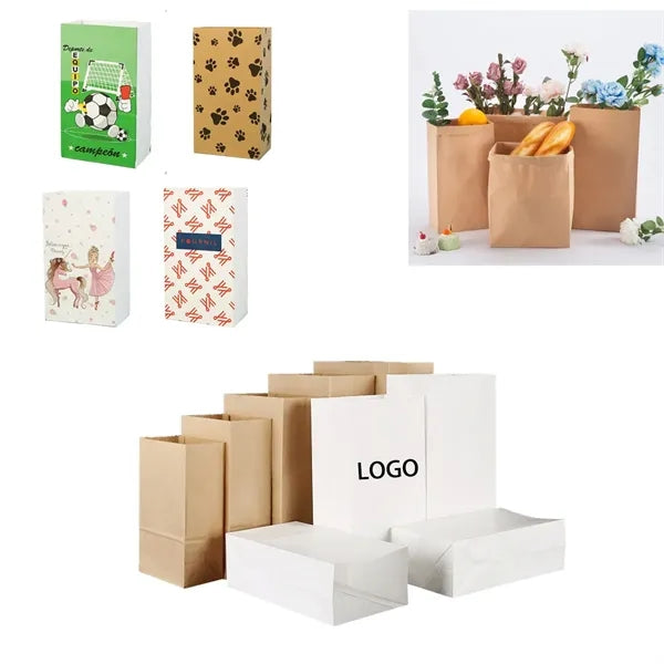 Greaseproof Takeaway Food Packing Paper Bag