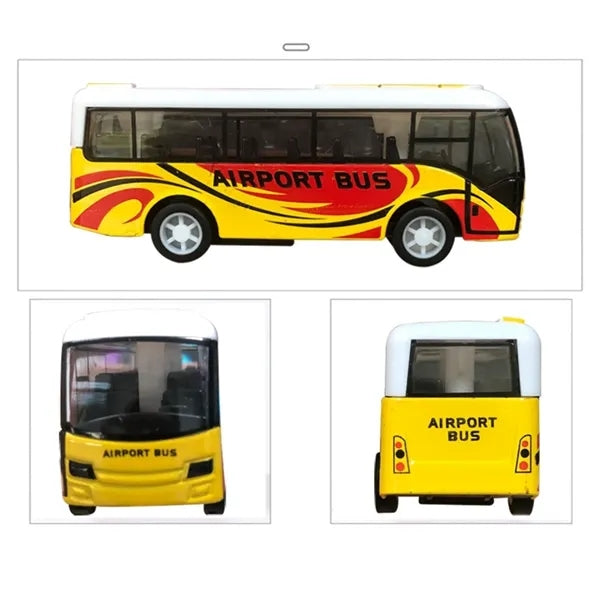 Alloy Similar Bus Model Car Brain Toy Bag Kids