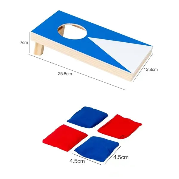 Mini Bean Bag Toss Game Set For Kids And Adults