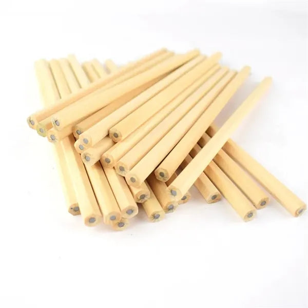 Natural Wood Cased Hexagonal Grip HB Graphite Pencils