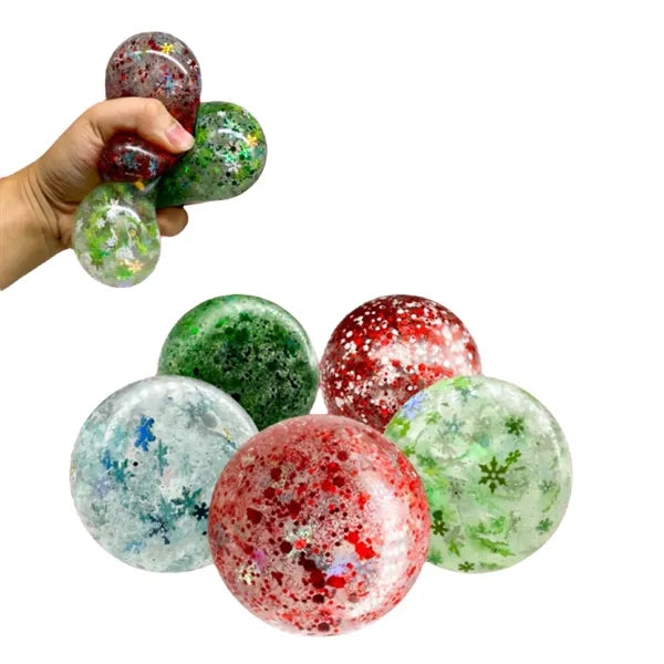 Christmas Theme Stress Ball Squeeze Toys
