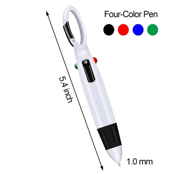 Carabiner Multi-Color Logo Clip Pen