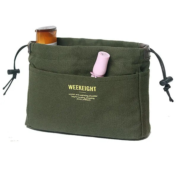 Canvas Drawstring Hand Bag