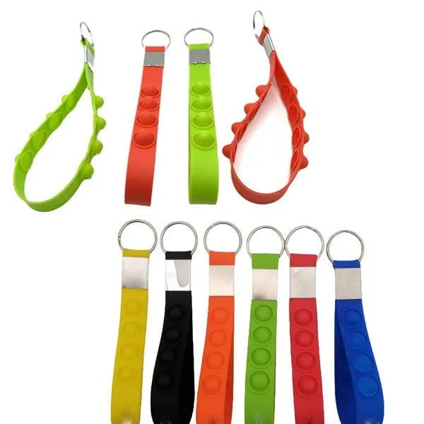Push Pop Stress Reliever Keychain