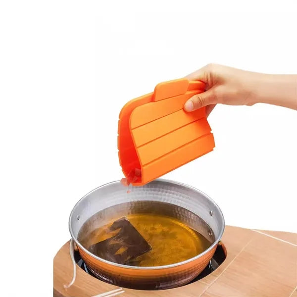 Food Grade Silicone Folding Vegetable Plate