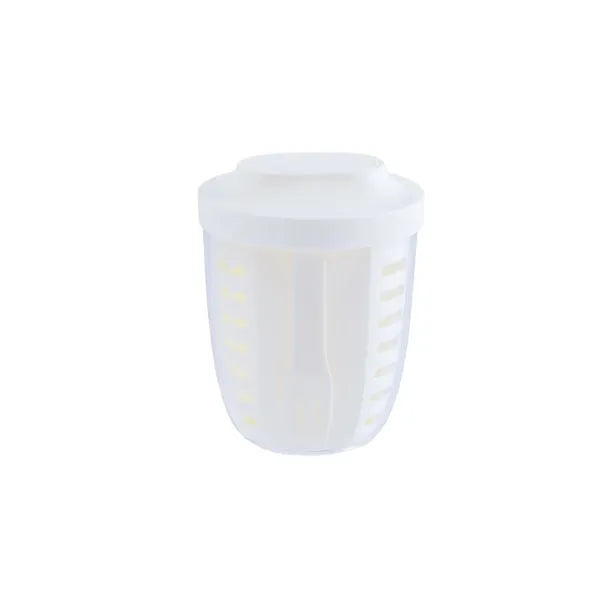 Double- layer Drained Salad Cup w/ With Lid Fork