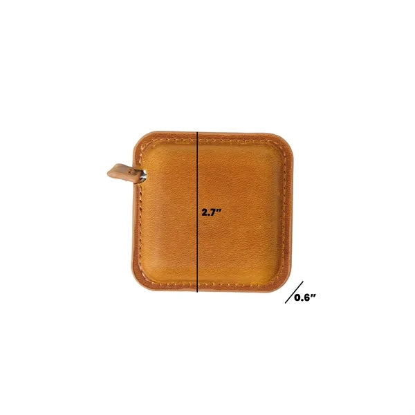 Cowhide Handmade Mini Tape Measure