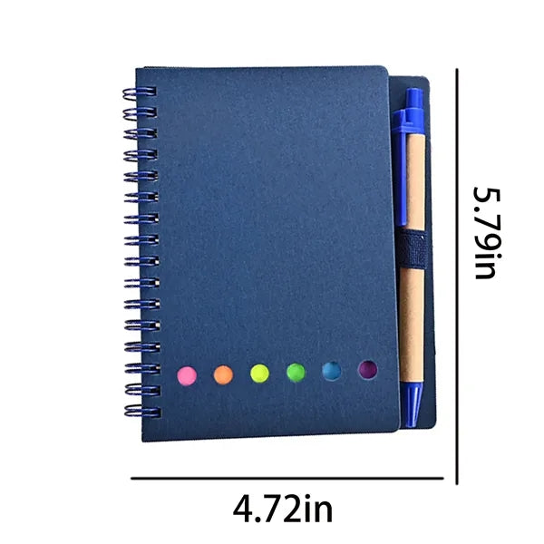 Creative Sticky Note Coil Kraft Paper Notebook