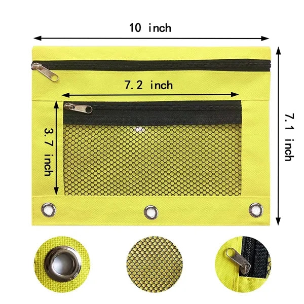 3 Ring Binder Pencil Pouchs