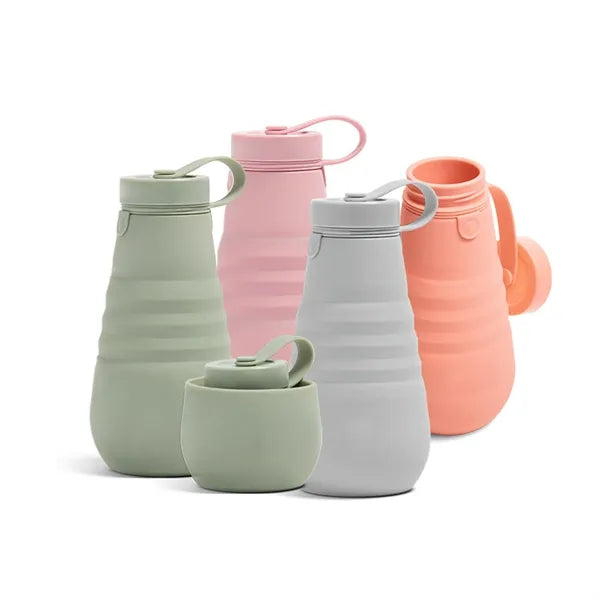 Portable Outdoor Silicone Compressible Water Bottle