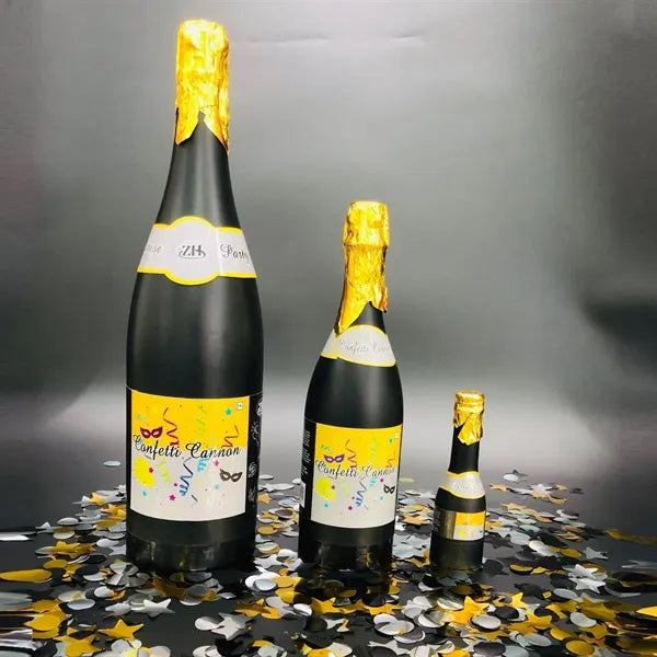 Color Bottle Shaped Confetti Cannon