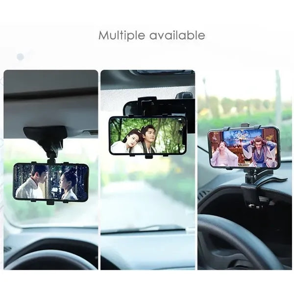 Multifunctional rotating car mobile phone navigation holder