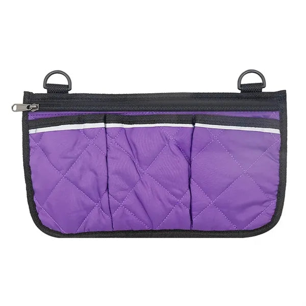 Wheelchair Armrest Side Storage Pocket With Reflective Strip