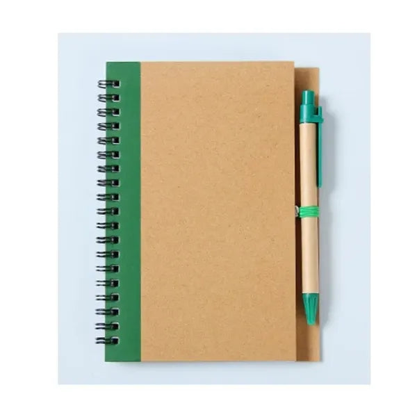 Eco Spiral Hardcover Notebook & Pen