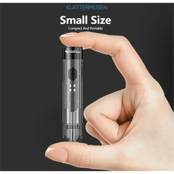 Rechargeable USB C Long Lasting Keychain Flashlight Whistle