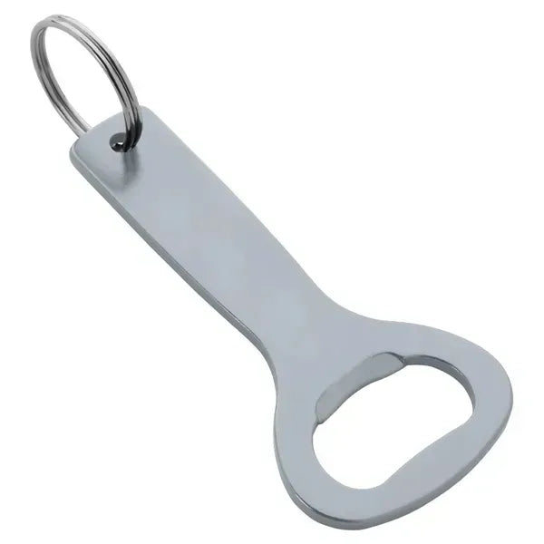 Flat Top Bottle Opener Keychain