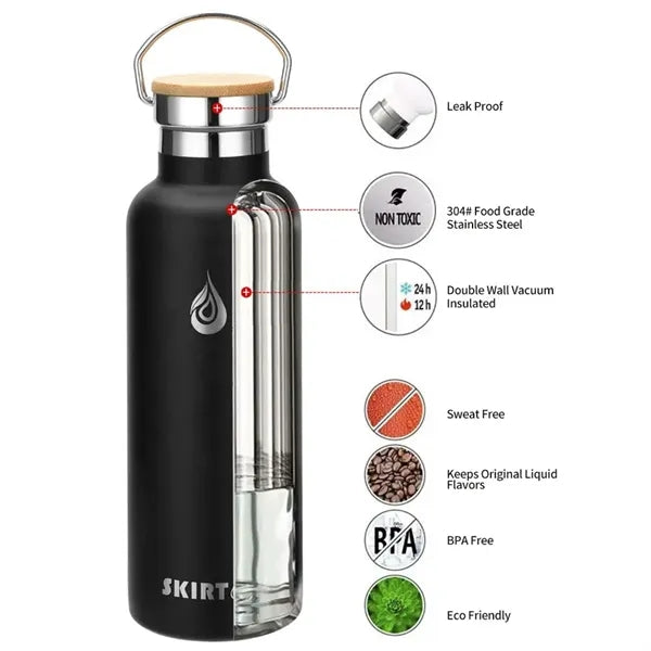 20 Oz Stainless Steel Vacuum Sport Bottle