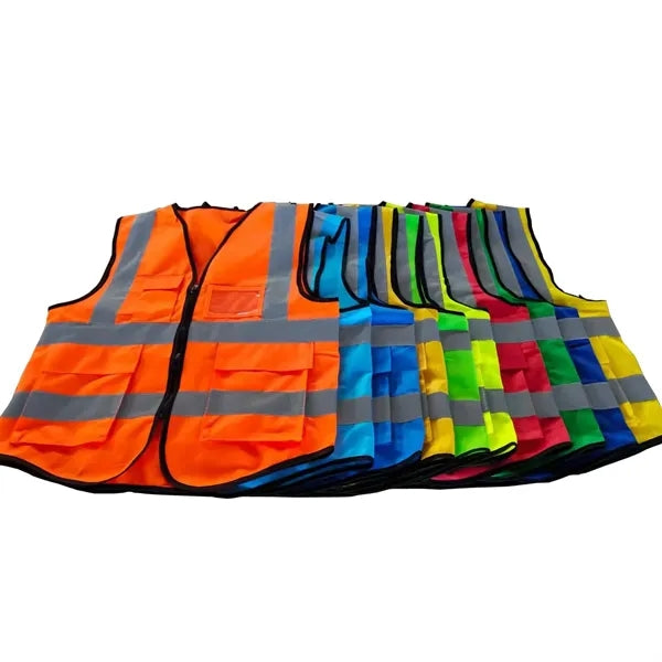 Reflective Safety Vest w/Pockets