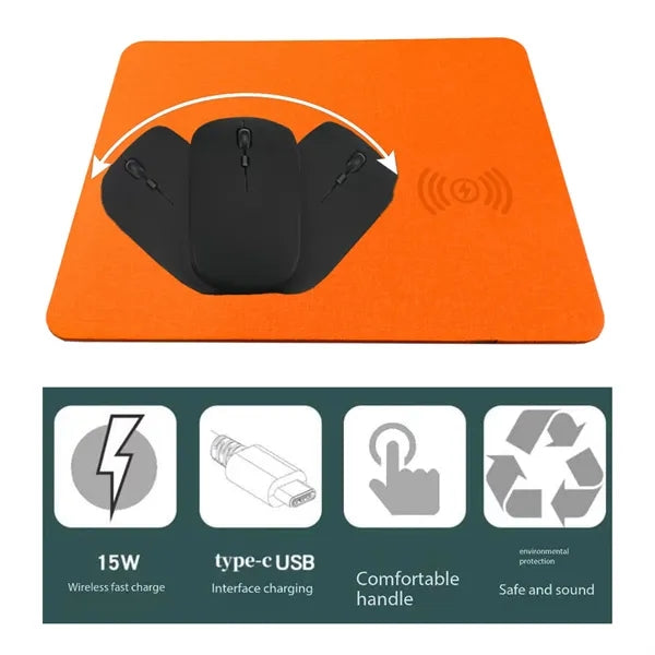 15W Wireless Charging Mouse Pad