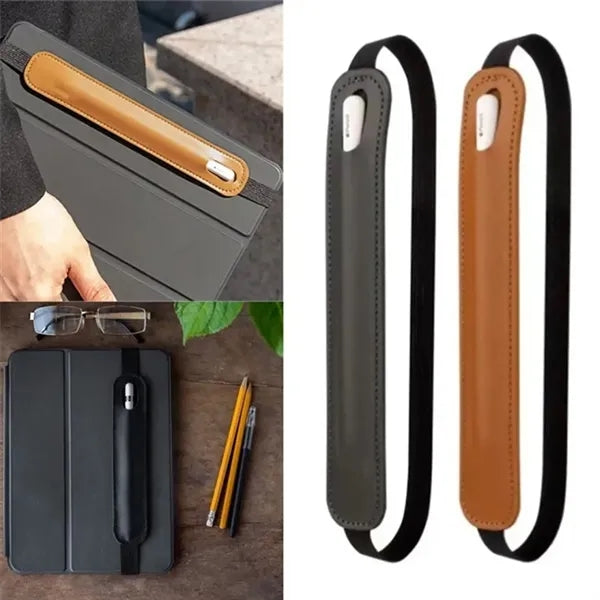 PU Leather Stretchy Elastic Pen Case