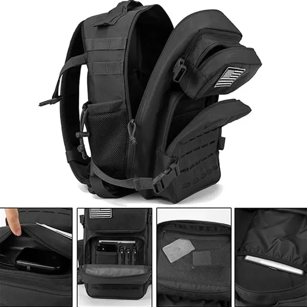 45L Men Military Tactical Out Bag Hiking Rucksack Backpack