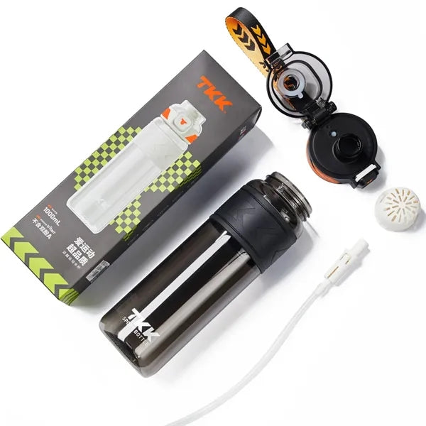 34oz Sports Water Bottles with Removable Straw