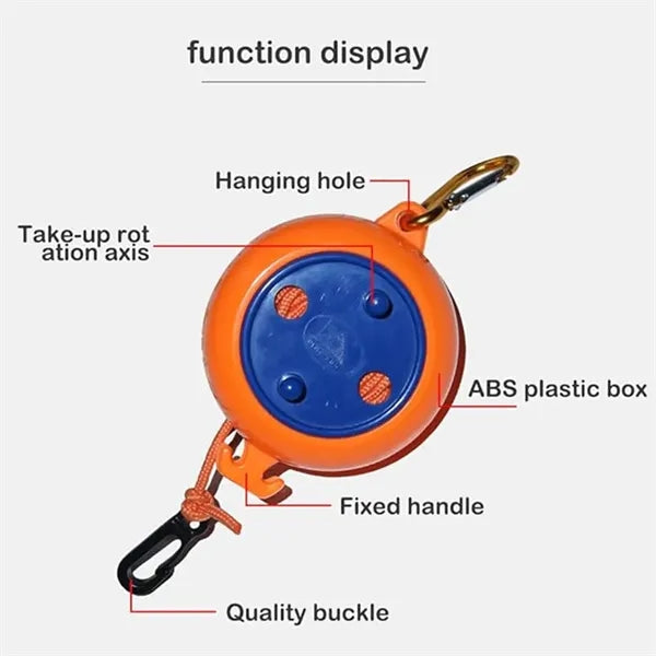 Heavy Duty Drainage Rope Hanging Retractable Washing Line