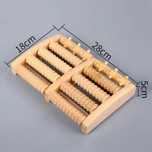 Wooden Foot Massager Roller For Plantar Fasciitis Relief