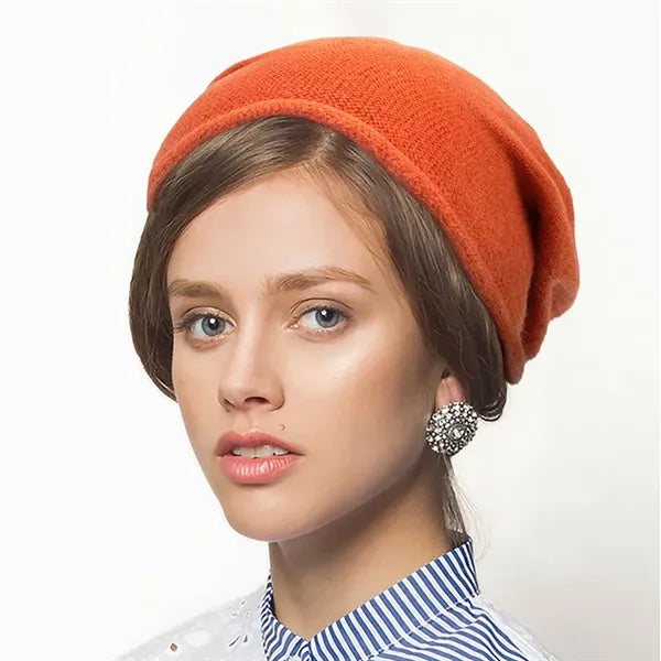 Knitted Wool Pullover Hat