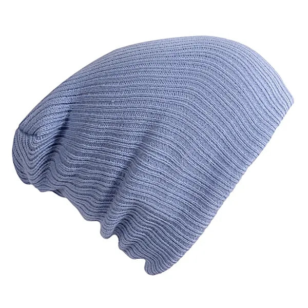 Solid Color Warm Knit Hat Custom Logo