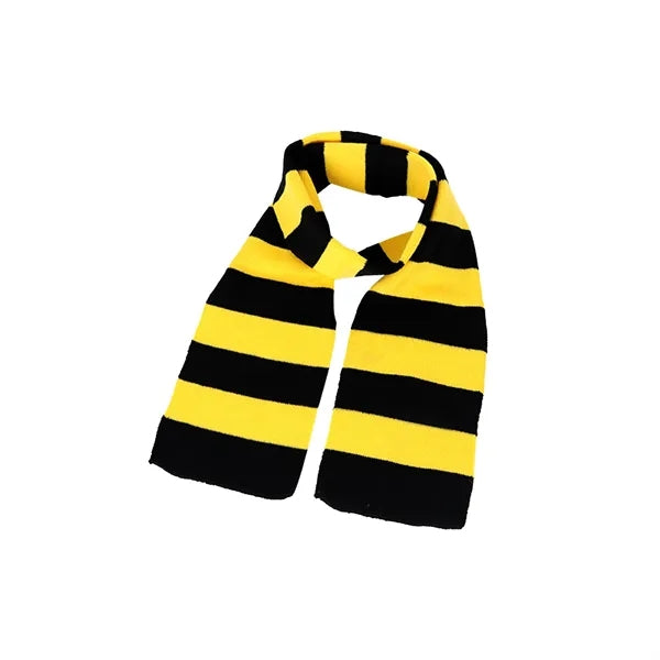 Colorful Knitted Striped Scarf