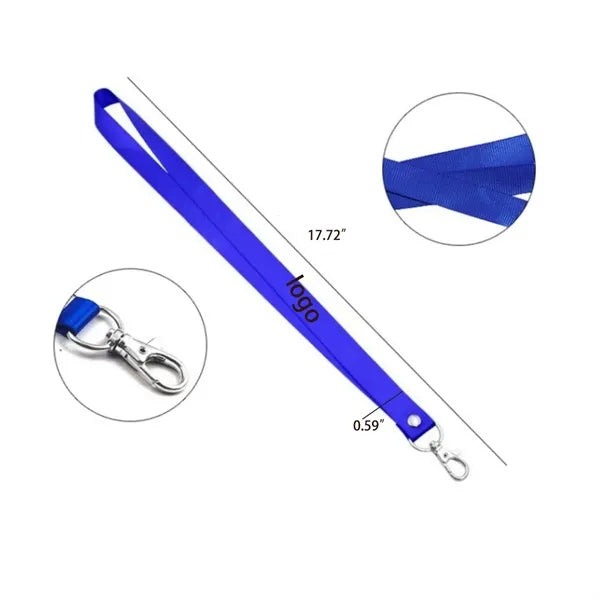 Multicolor Nylon Silkscreen Lanyard