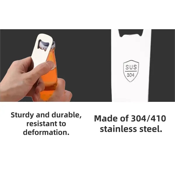 Thickened 410/304 Stainless Steel Beer Bottle Opener
