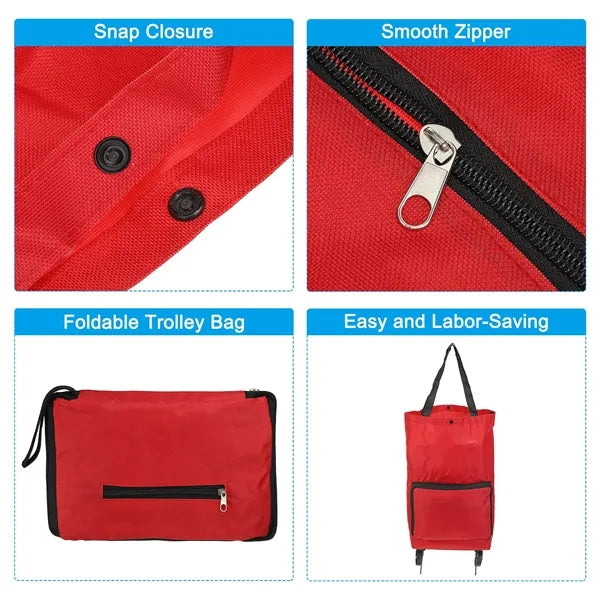 Wheeled Folding Bag Shopping Cart