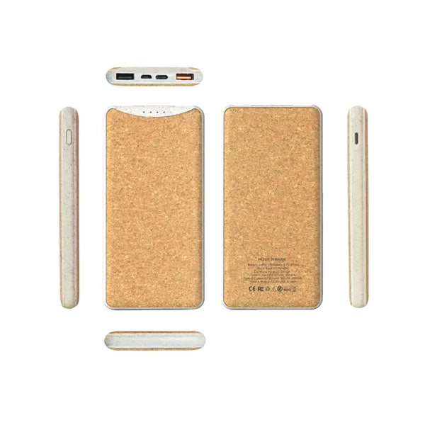 22.5W Recycled ABS Wireless Power Bank - 10000 mAh