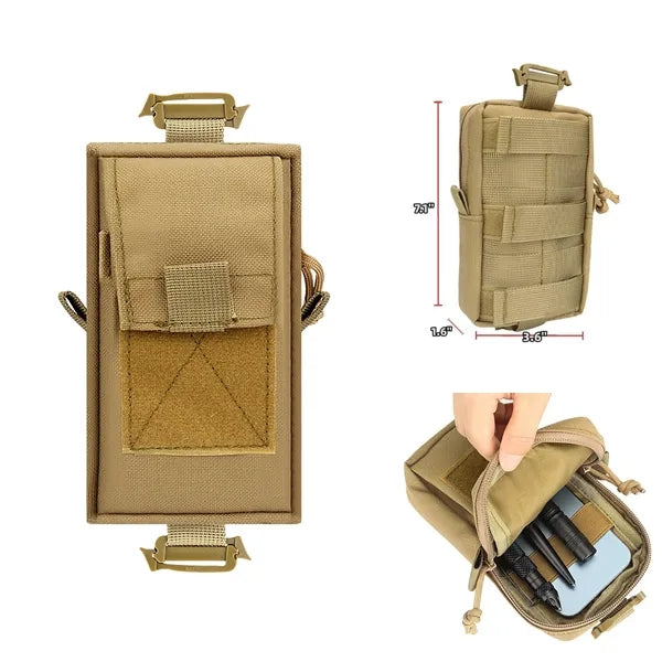Cell Phone Pouch For Backpack Shoulder Strap