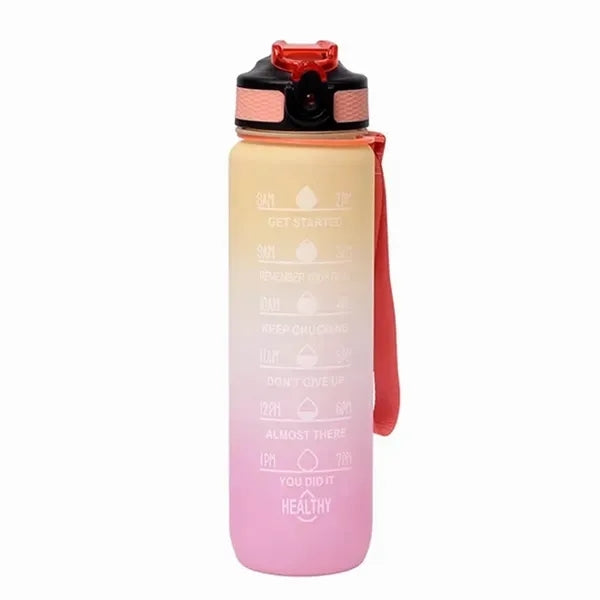 32OZ/1000MLMotivational Water Bottle With Time Marker