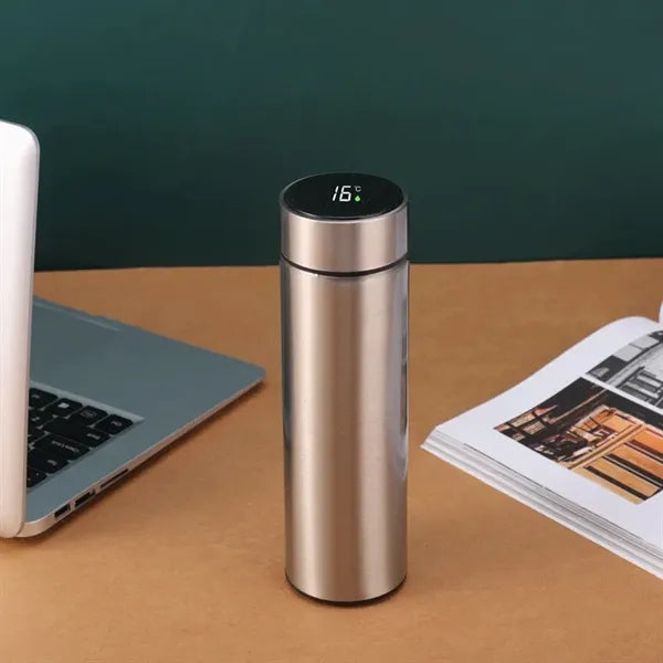 500ml Digital Water Bottle with LED Temperature Display