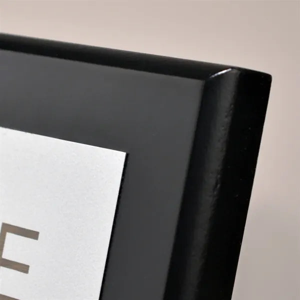 Silver Plate on Ebony Board Plaque